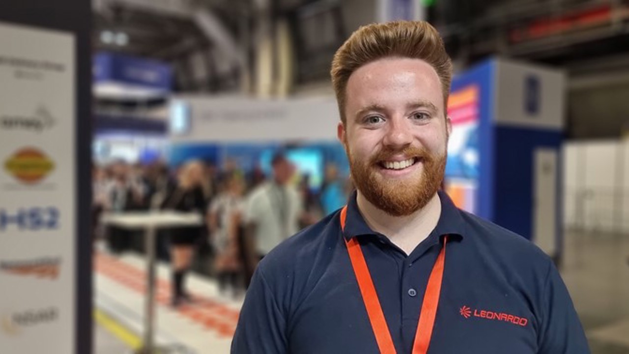 A picture of a Leonardo employee at The Big Bang Fair